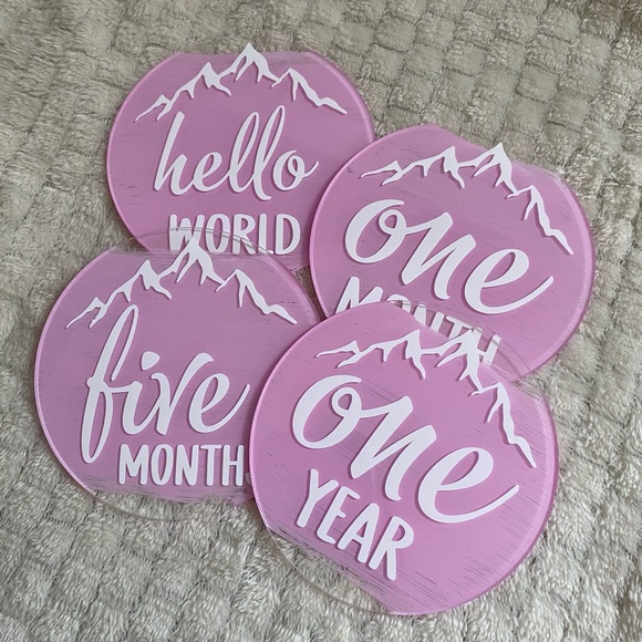 Baby Monthly Milestone Markers - Picture 2 of 6
